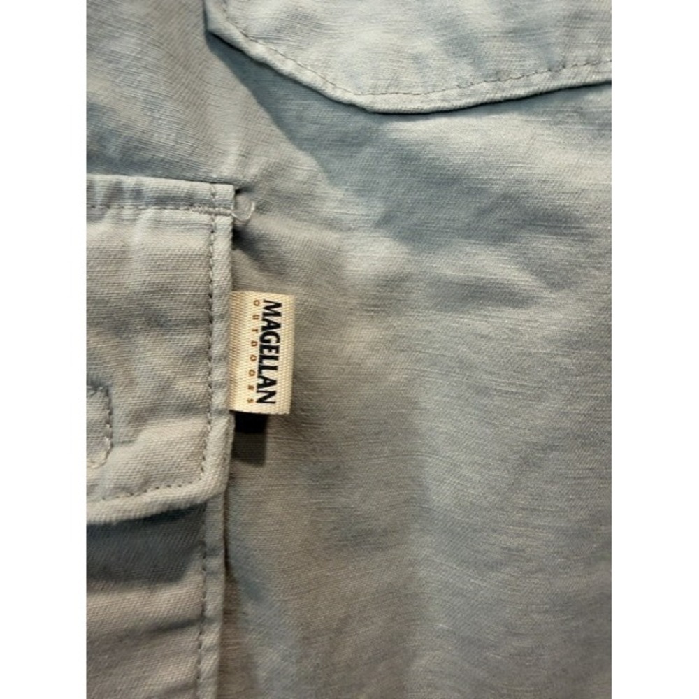 Magellan Outdoors Mens Cargo Shorts Gray Cotton Utility Hiking Fishing 34 EUC - Picture 2 of 8